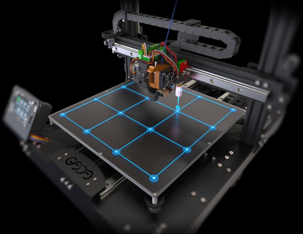 تنظیم سطح خودکار پرینتر سه بعدی صنعتی گادا GI30